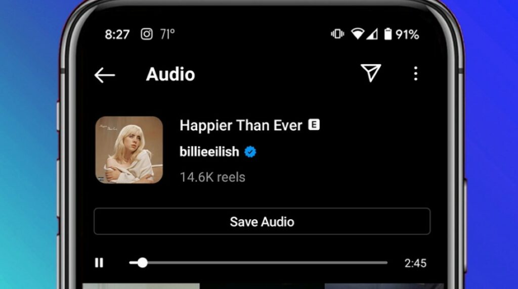 How to Find Songs for Reels Using Instagram's Audio Tab