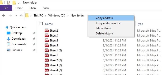 How to copy Full Path of File or Folder in Windows 10/11