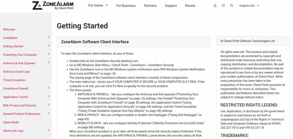 Zonealarm vs Comodo