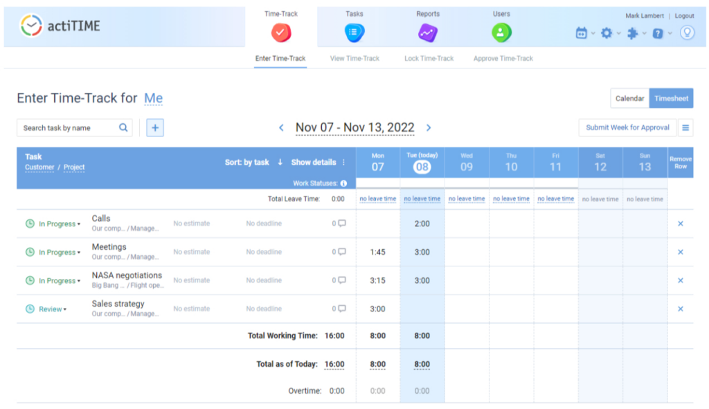 actiTIME review
