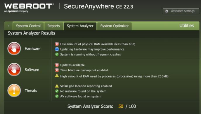Webroot antiVirus review