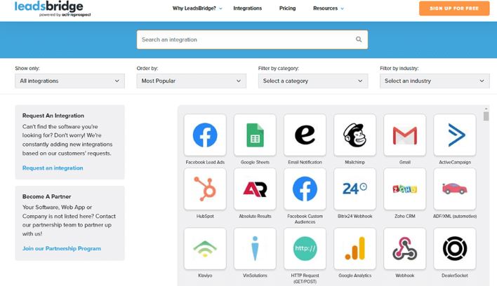 Leadsbridge vs Zapier