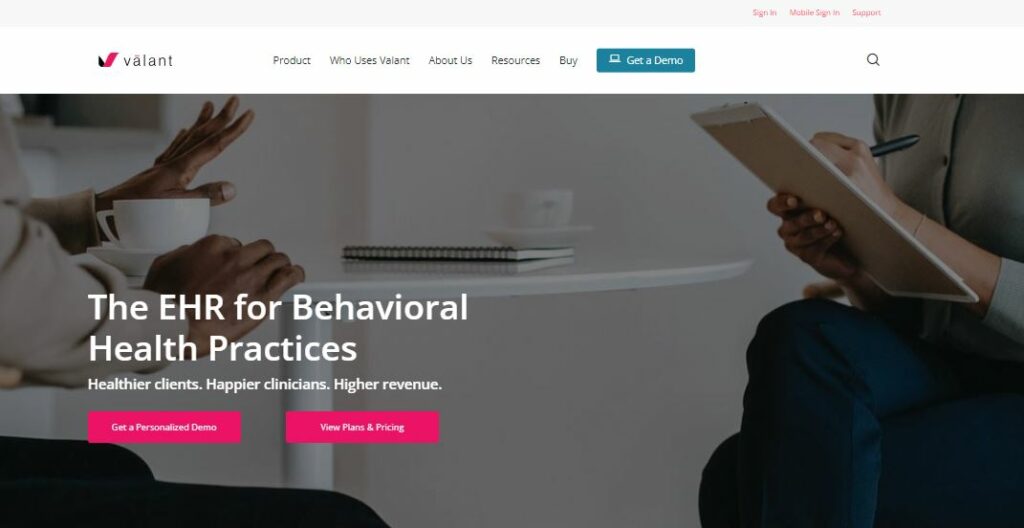 Valant EHR review