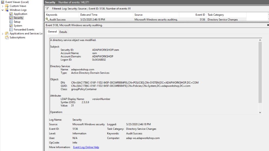 How To Track Windows Group Policy Changes