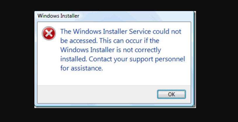 Fix: 'Windows Installer Service Could Not Be Accessed' issue