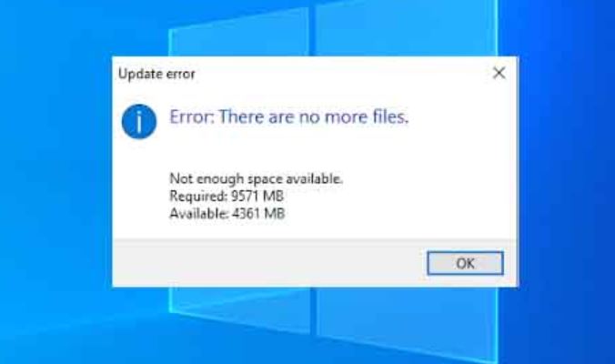 How to Fix 'There are no more files error' issue in Windows 11/10