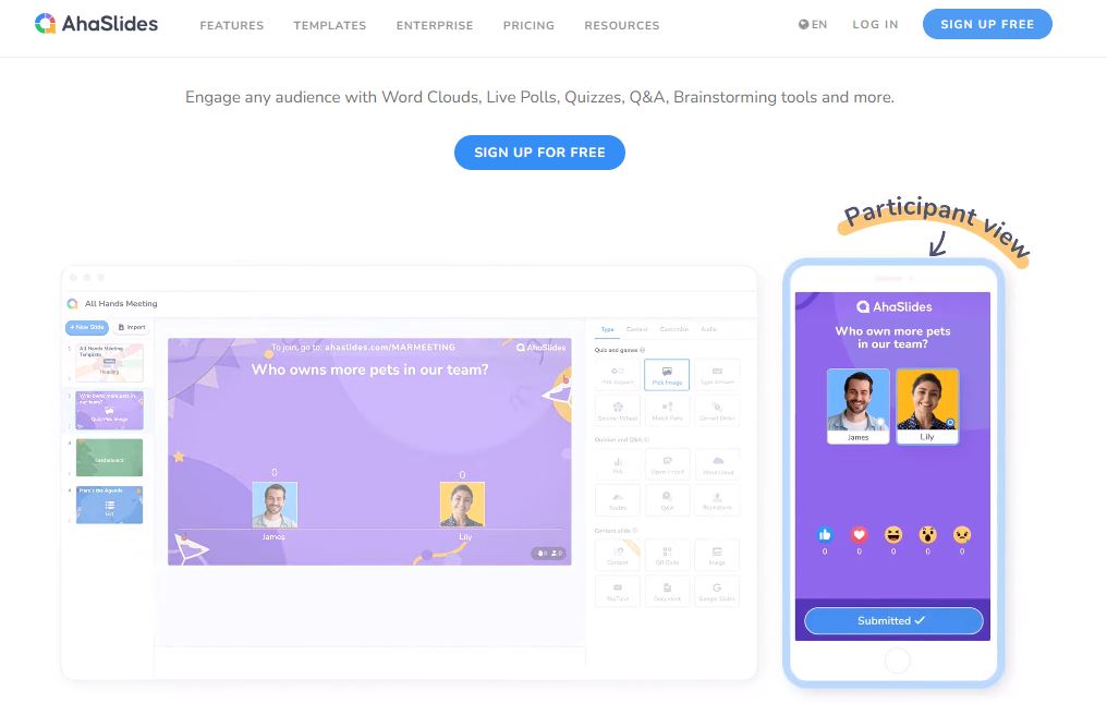 AhaSlides review