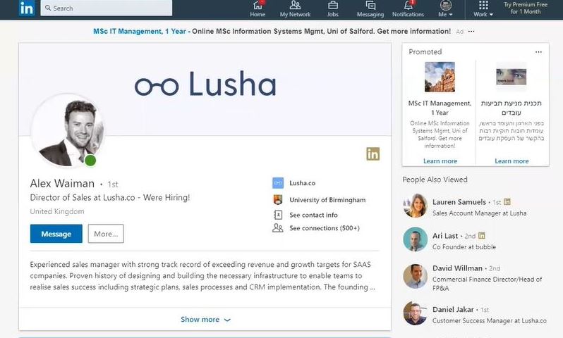 Lusha review