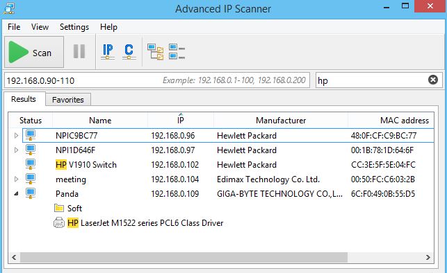 Advanced IP Scanner vs Advanced Port Scanner