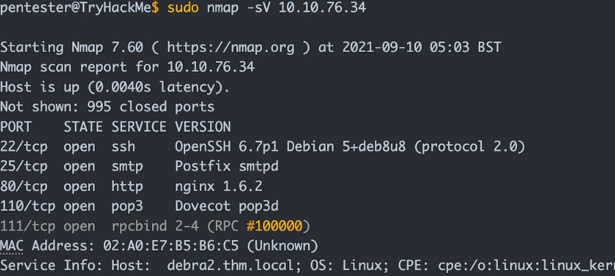 NMAP review