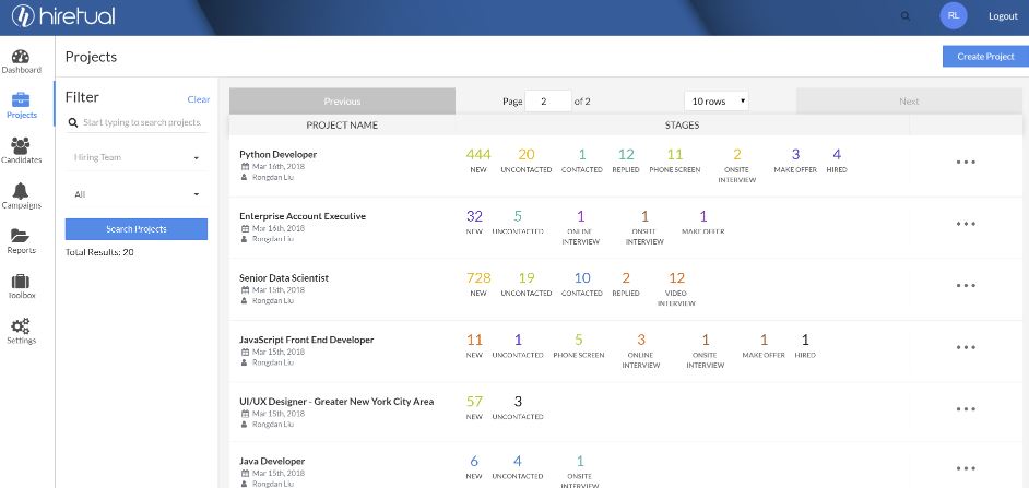 HireEZ review: a powerful talent acquisition platform