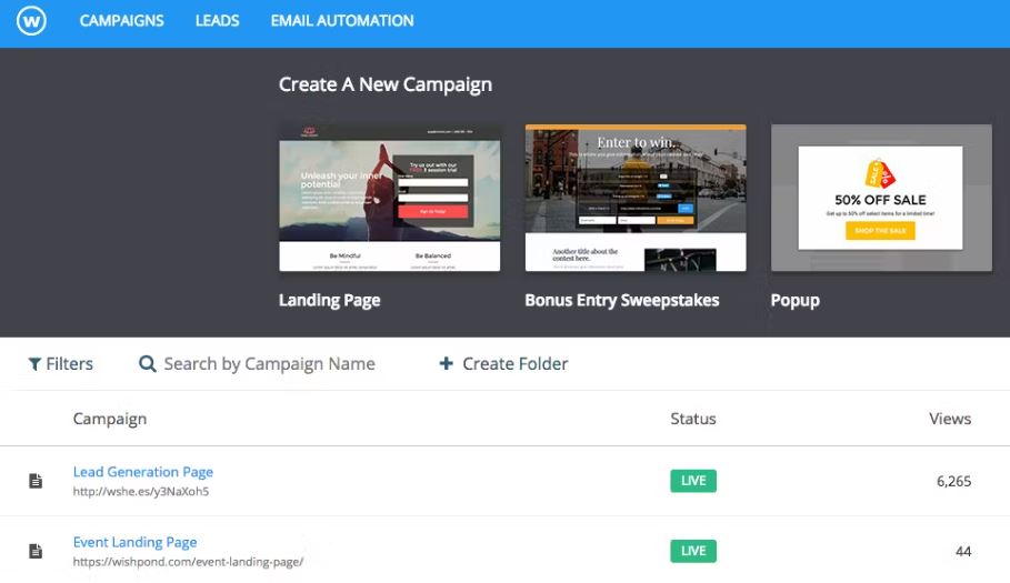 Wishpond review