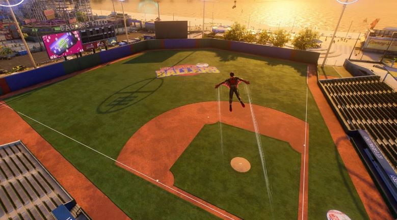 How to Round Bases at Big Apple Ballers Stadium in Spider-Man 2