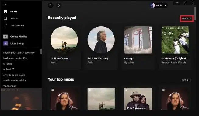 How to See Your Spotify Listening History