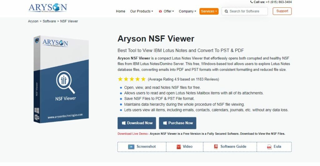 Aryson NSF Viewer review
