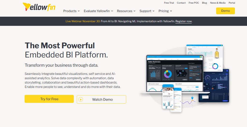 Yellowfin review