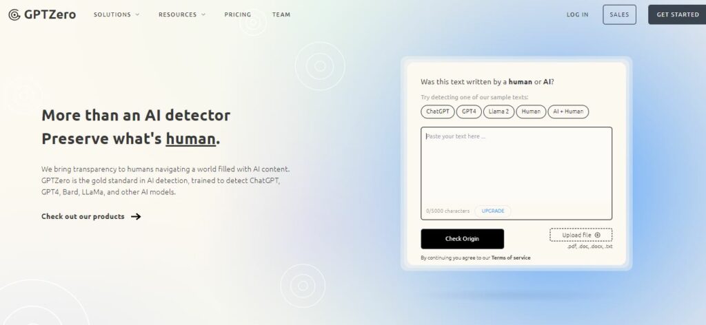 Best AI Content Detectors