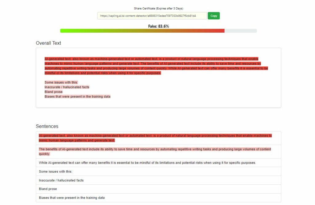 Best AI Content Detectors