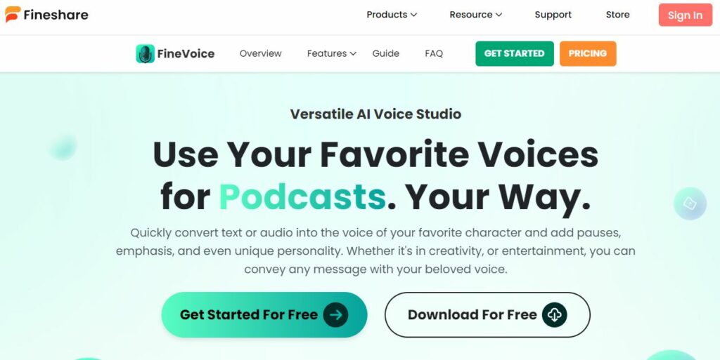 finevoice review