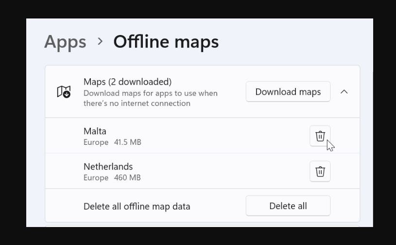 How to Download Offline Maps on Windows 11/10