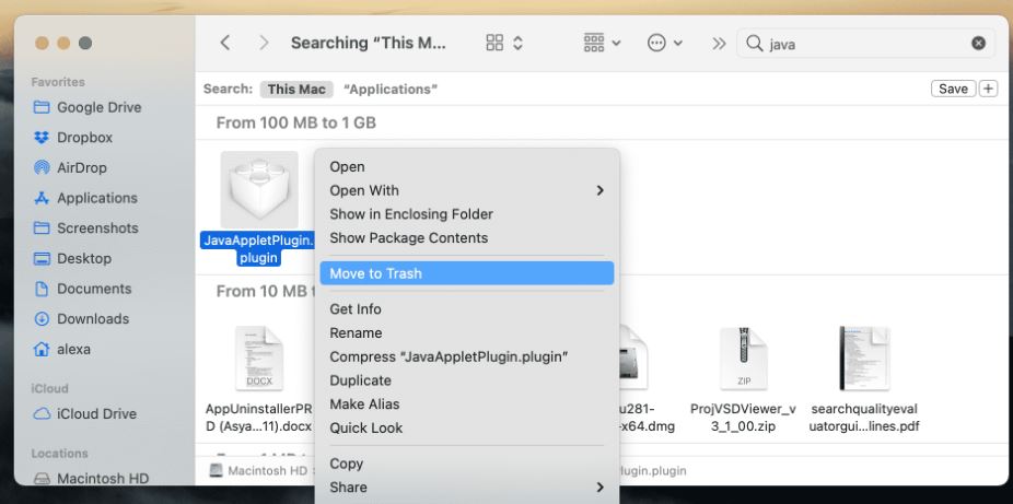 How to uninstall Java on Mac