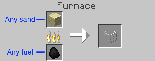 How to make Glass in Minecraft
