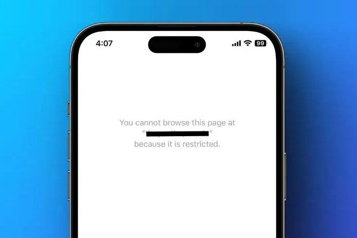 How to block all web browsing on iPhone or iPad