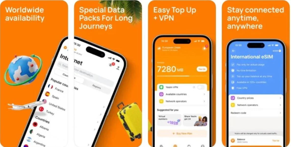 Best eSIM Apps for android 2026 February: for global connectivity