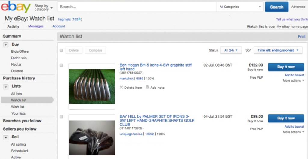 Etsy vs Ebay