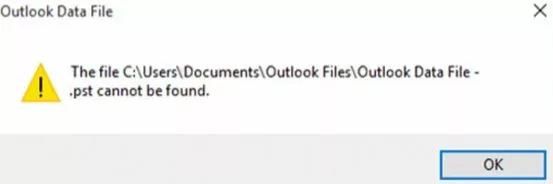 How to Fix 'Outlook PST Cannot Be Found' Error