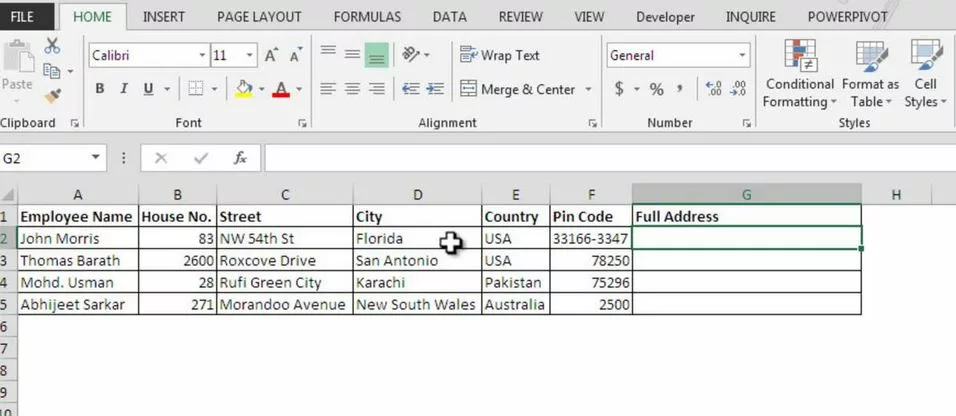 How to Start a New Line in Excel Cell