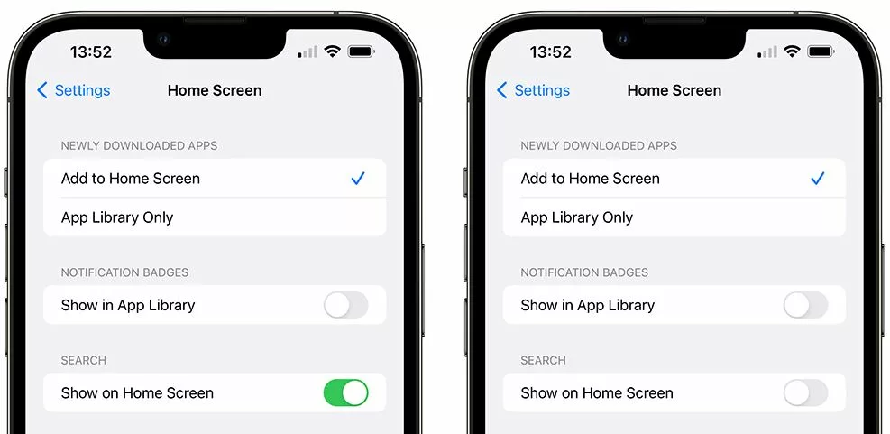 How to remove the search from Home screen in your iPhone