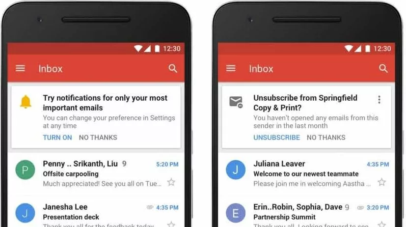 How to unsubscribe Gmail Emails
