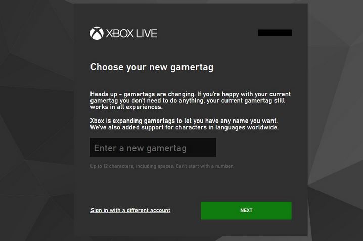 How to change your Xbox Gamertag
