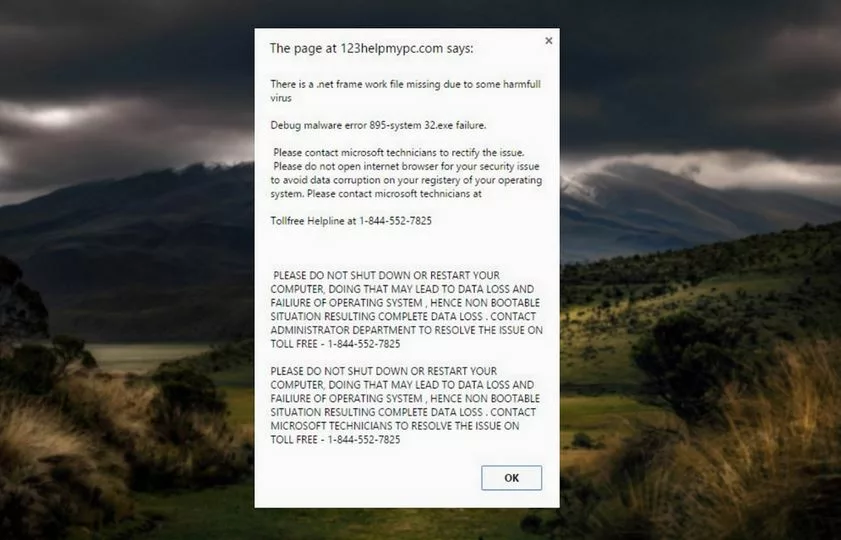 How to fix "Debug malware error 895-system32.exe failure" error
