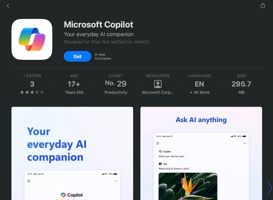 How to install Microsoft Copilot on Mac