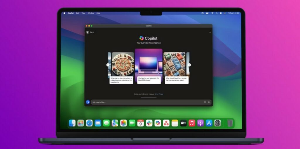 How to install Microsoft Copilot on Mac