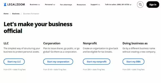 LegalZoom review