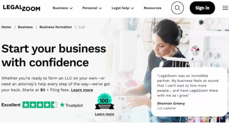 LegalZoom review