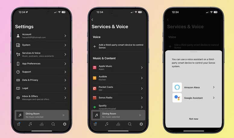 How to set up Alexa on Sonos system