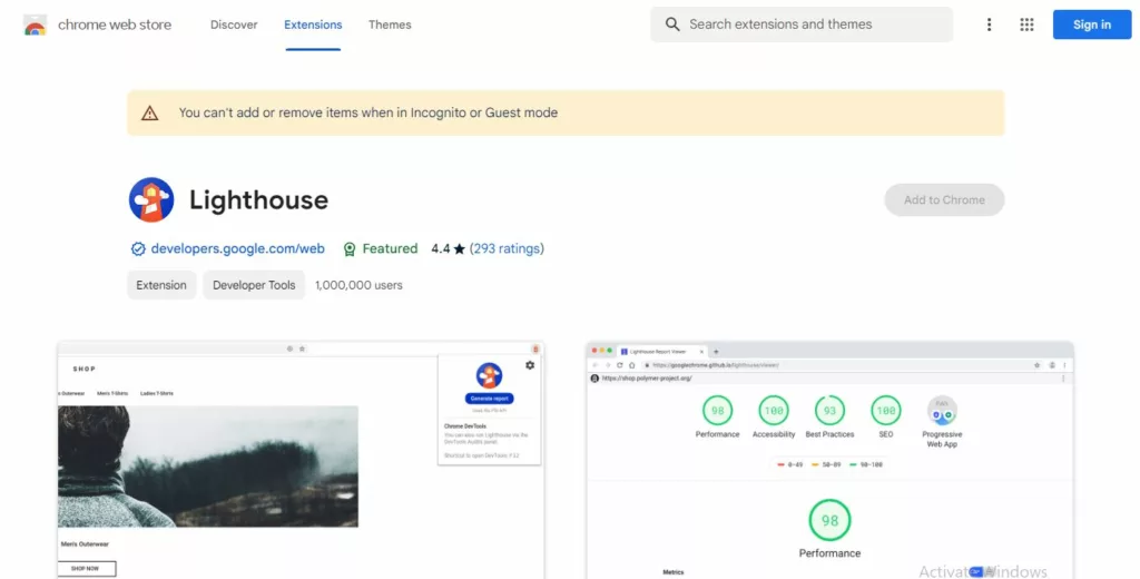 Lighthouse vs Siteimprove