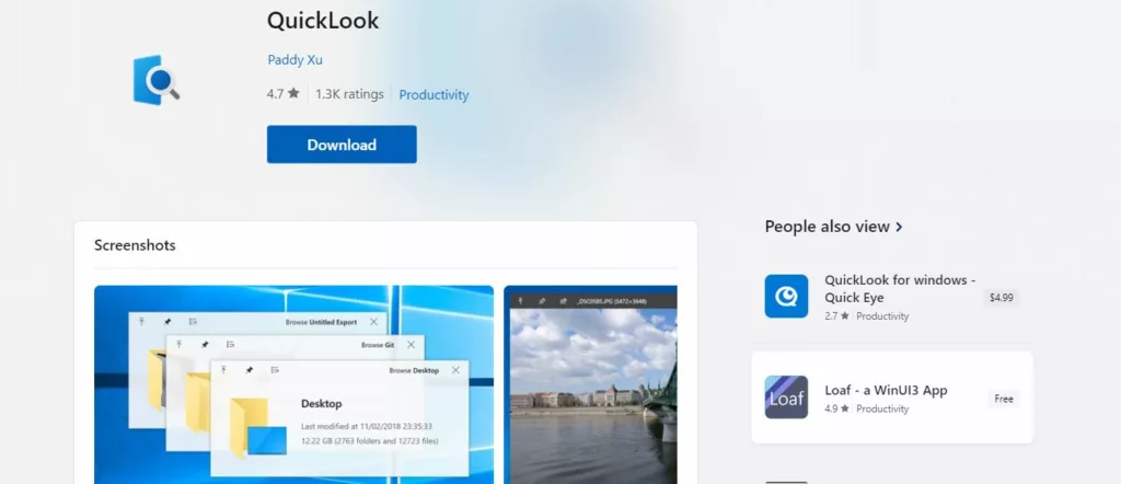 QuickLook review