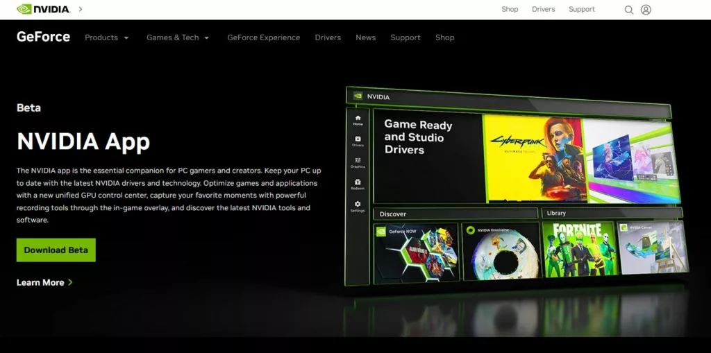 How to Get New Nvidia App on Windows PC