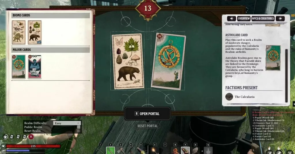 How To Get The Astrolabe And Provisioner Cards in Nightingale