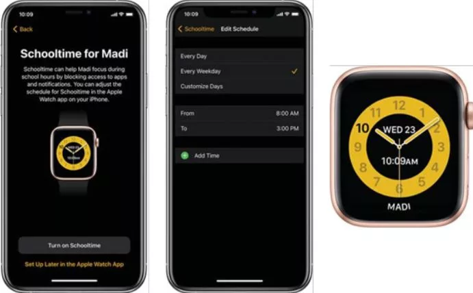 How to Set Up and Use Schooltime on an Apple Watch