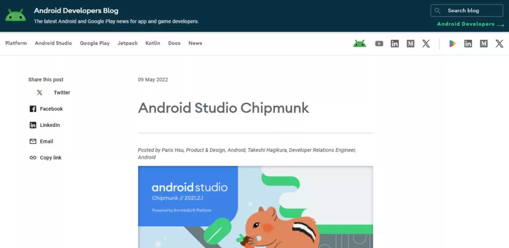 Android Studio Chipmunk vs Flamingo