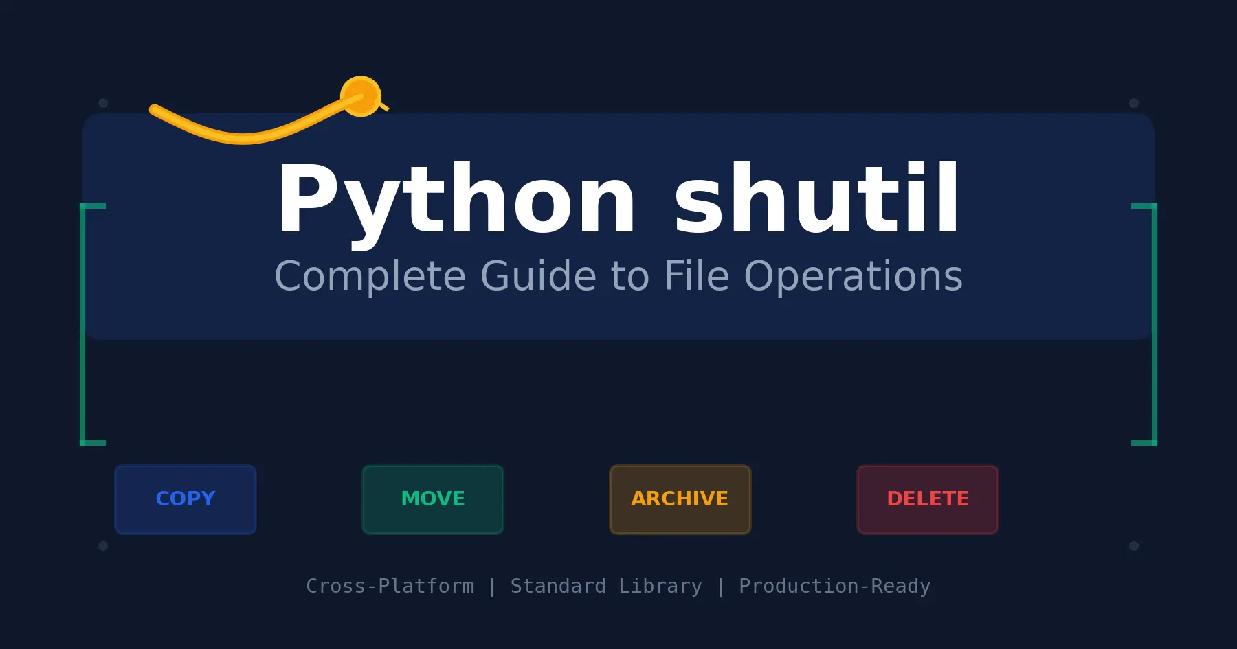 Python shutil Module: Complete Guide to File Operations