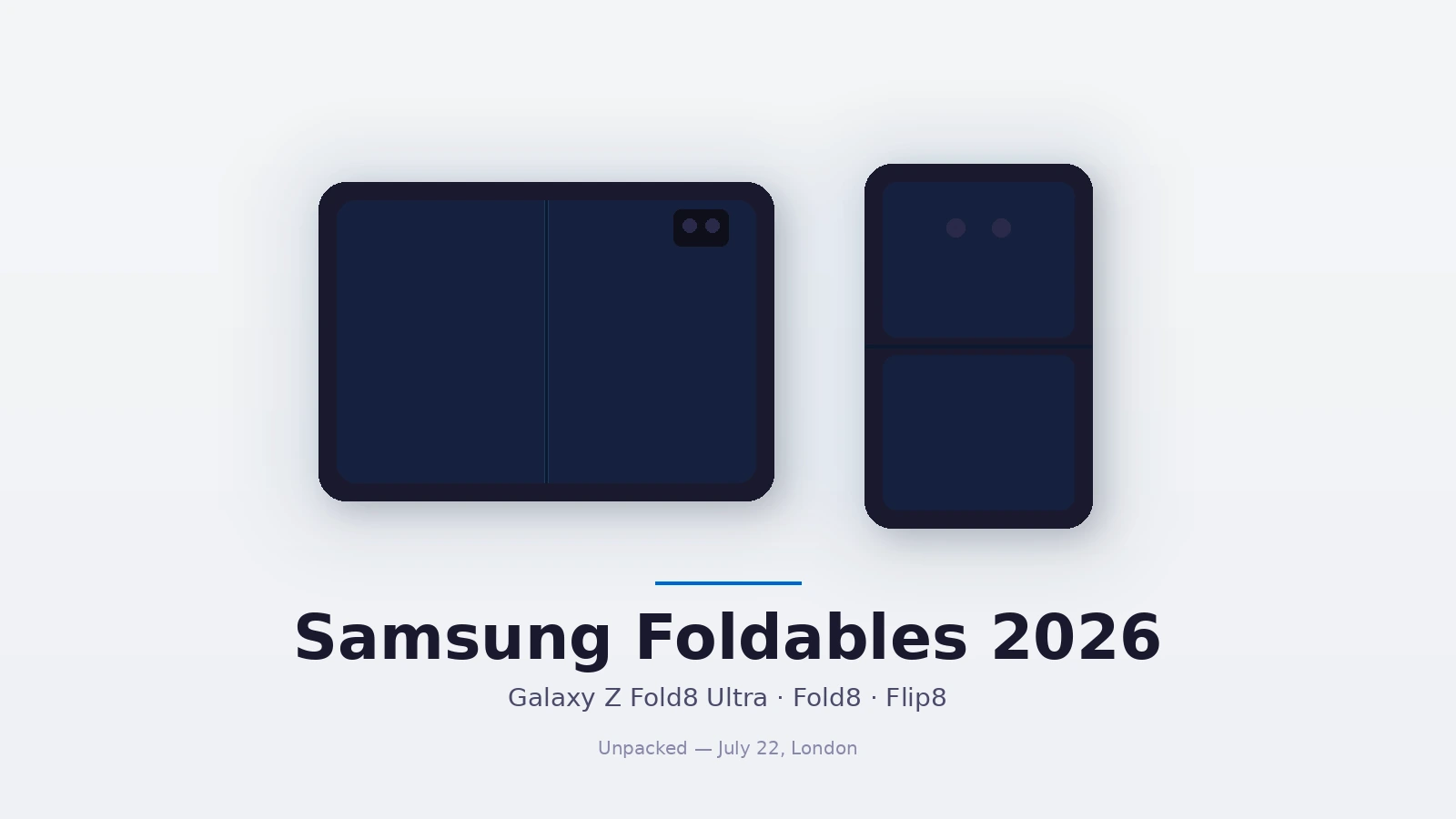Samsung Galaxy Z Fold8 Ultra, Fold8 & Flip8: Full Preview