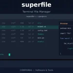 superfile Terminal File Manager