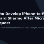 Apple to Develop iPhone-to-Windows Clipboard Sharing After Microsoft EU Request